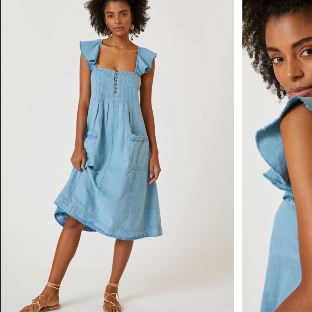Anthropologie Pilcro Denim Dress - Picture 4 of 9